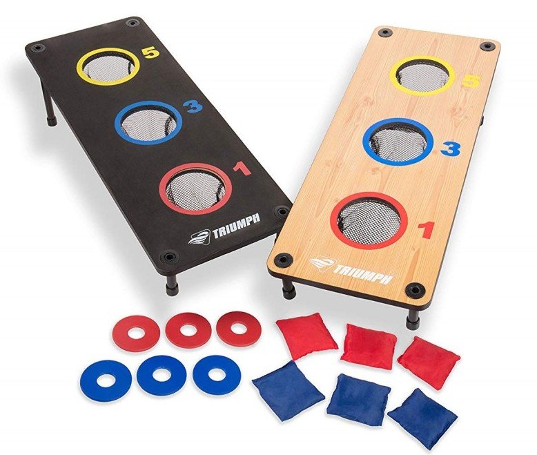 Triumph 2-in-1 Bean Bag Toss Washer Game